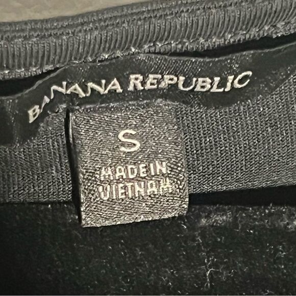 Banana Republic NWT Black Dolman Sleeve Cowl Neck Midi Modal Dress size S - Picture 5 of 10